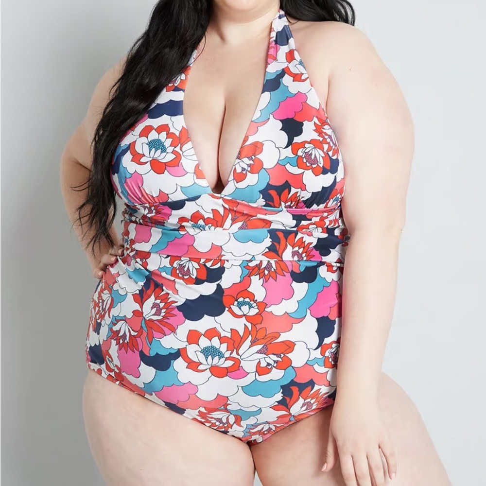 Modcloth x Barbie You're Such A Doll One Piece Swimsuit